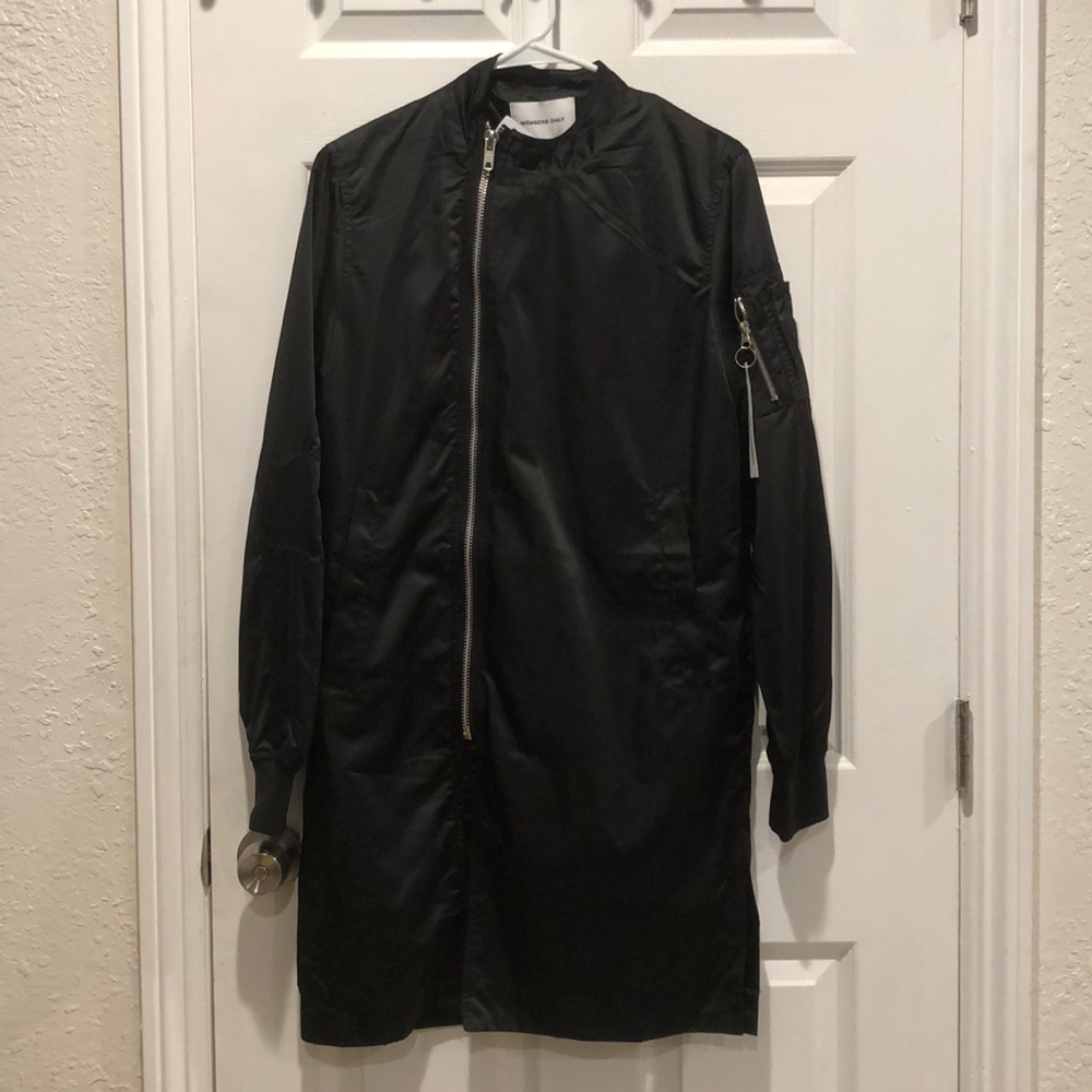 Members only black coat